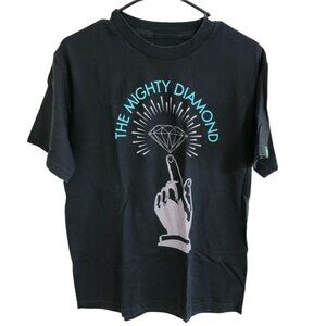 Mighty Healthy T-Shirt Mens Size Medium Mighty Diamond Short Sleeve Black Tee
